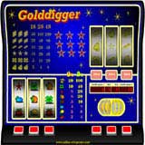 Free online slot games Casino Las Vegas style slot machine with two levels: Golddigger safe free gambling games
